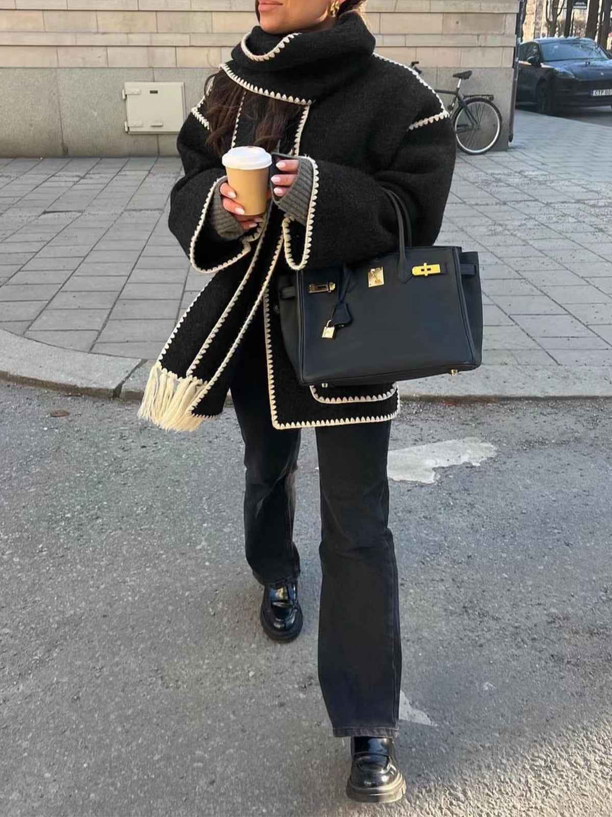 Saar | Scarf Jacket