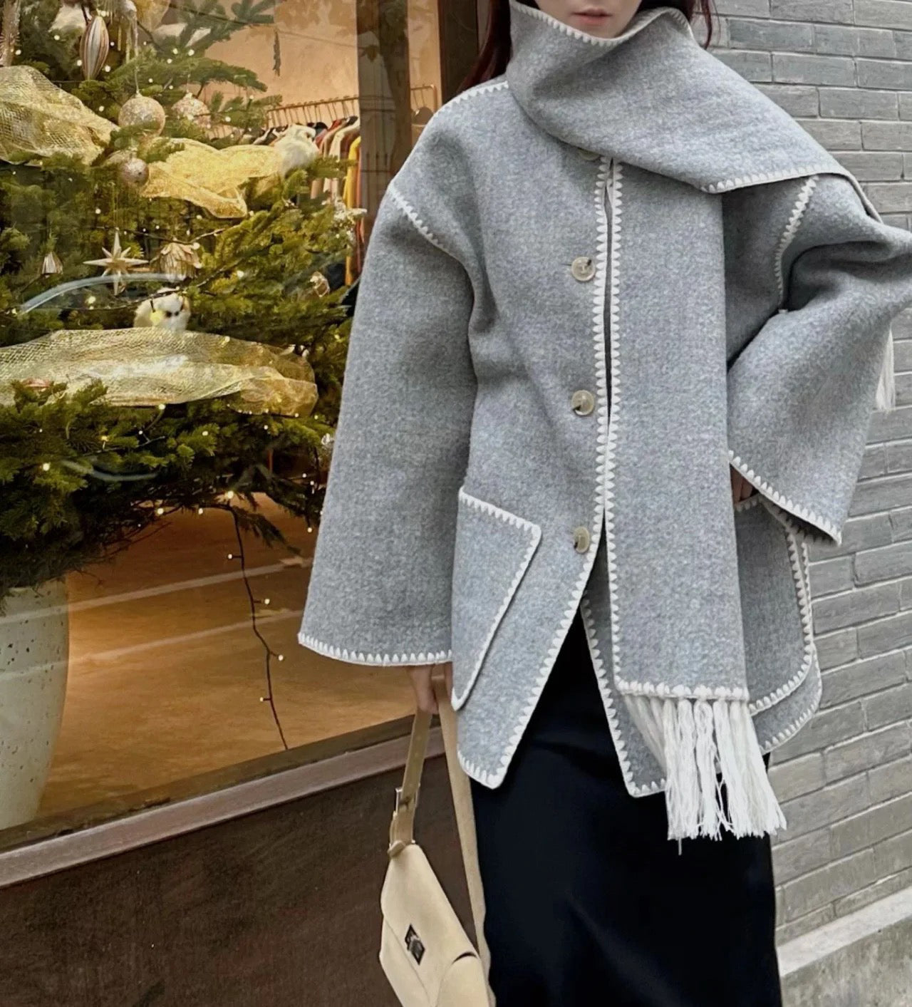 Saar | Scarf Jacket