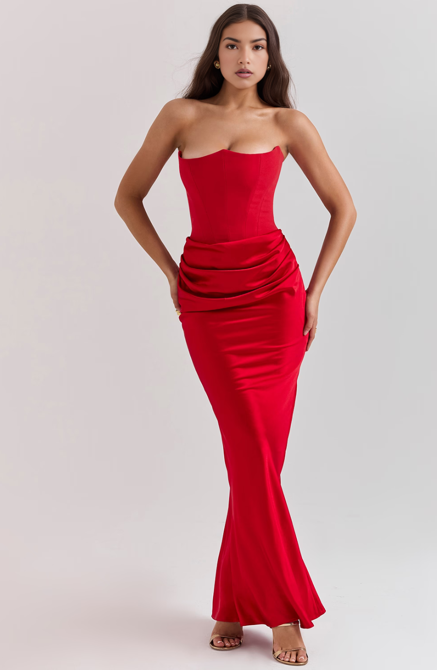 Celine | Strapless Maxi Dress