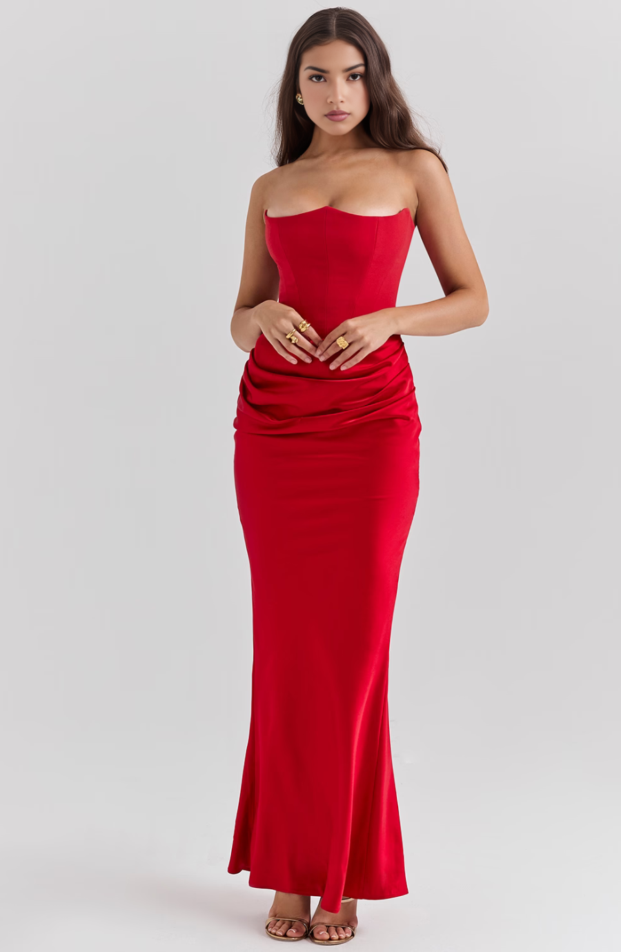 Celine | Strapless Maxi Dress