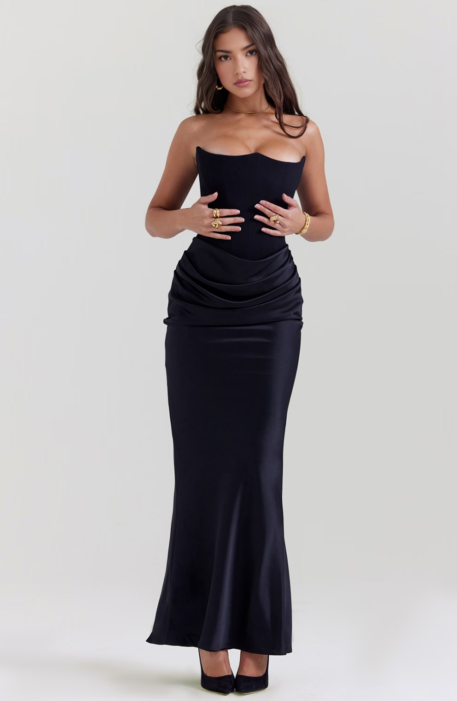 Celine | Strapless Maxi Dress