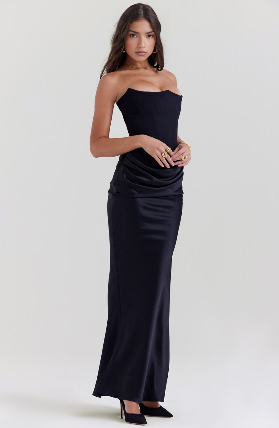 Celine | Strapless Maxi Dress