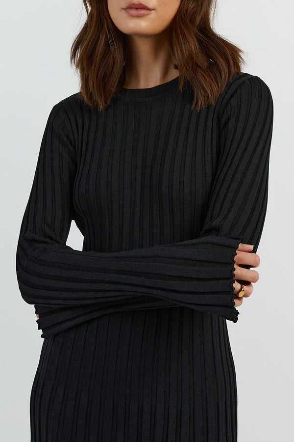 Lisa | Knitted Long Sleeves Dress