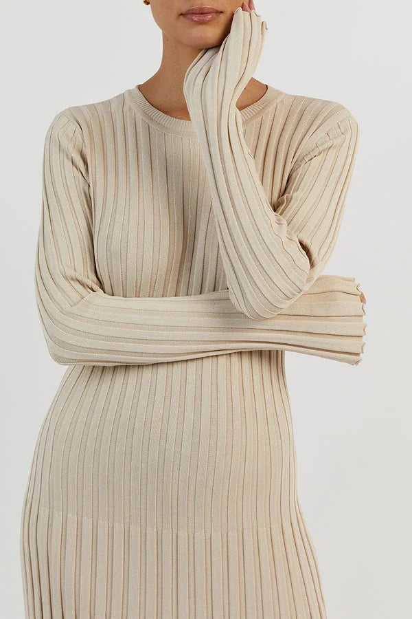 Lisa | Knitted Long Sleeves Dress