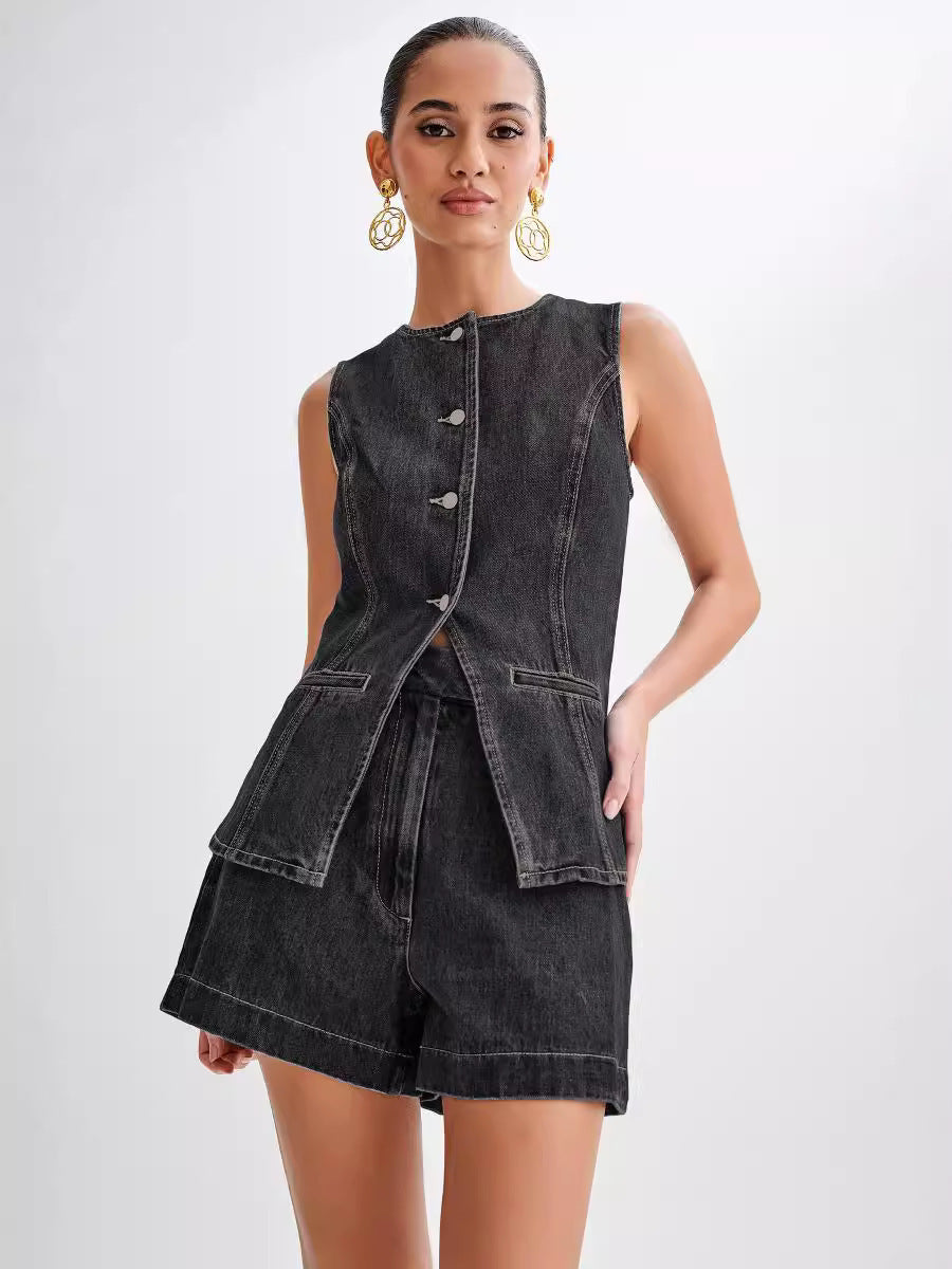 Marie | Denim Set