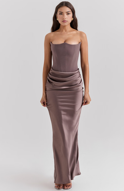 Celine | Strapless Maxi Dress