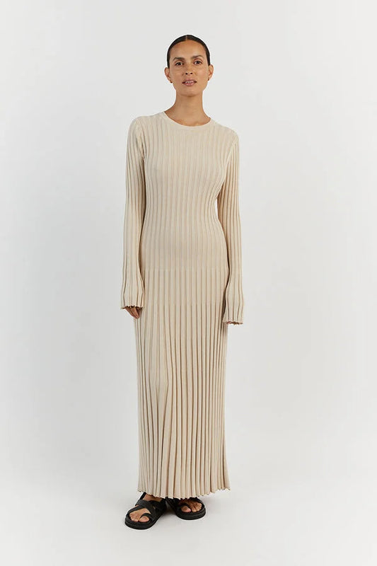 Lisa | Knitted Long Sleeves Dress
