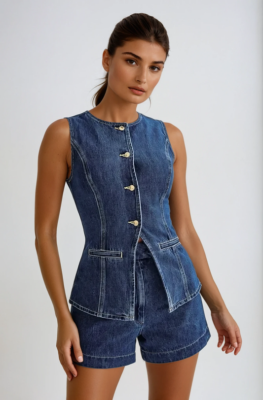 Marie | Denim Set